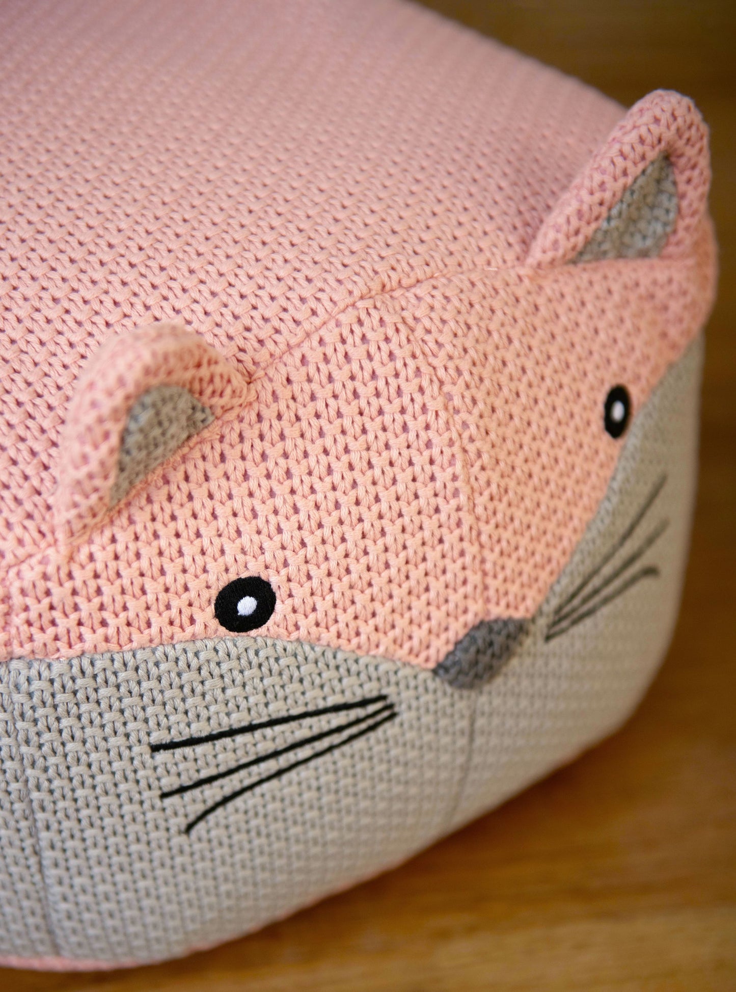 Modern Kitty Pouf
