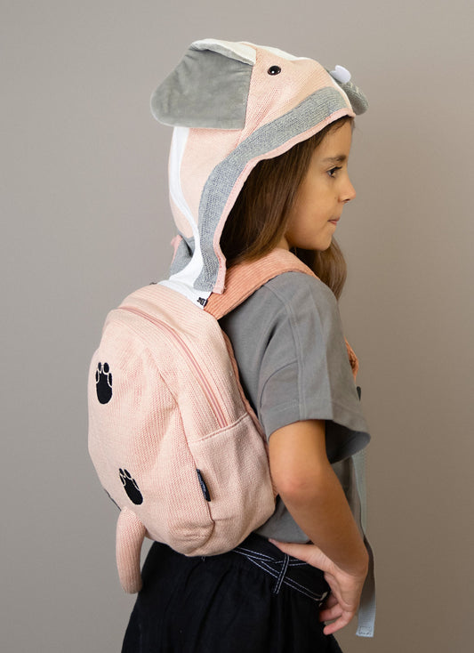 Elephant Backpack With Detachable Hood