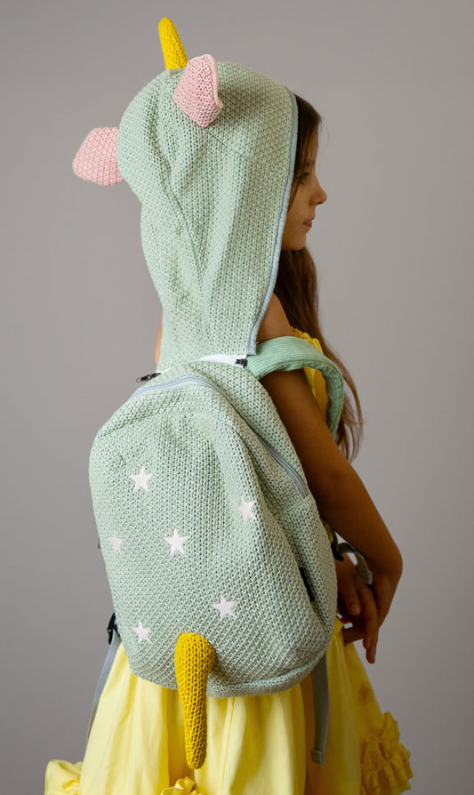 Unicorn Backpack With Detachable Hood