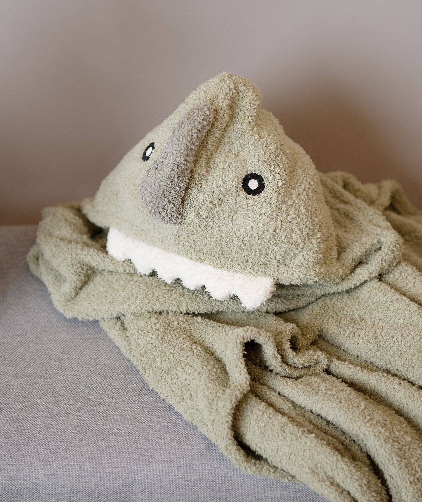 Mint Dino Durable Towel