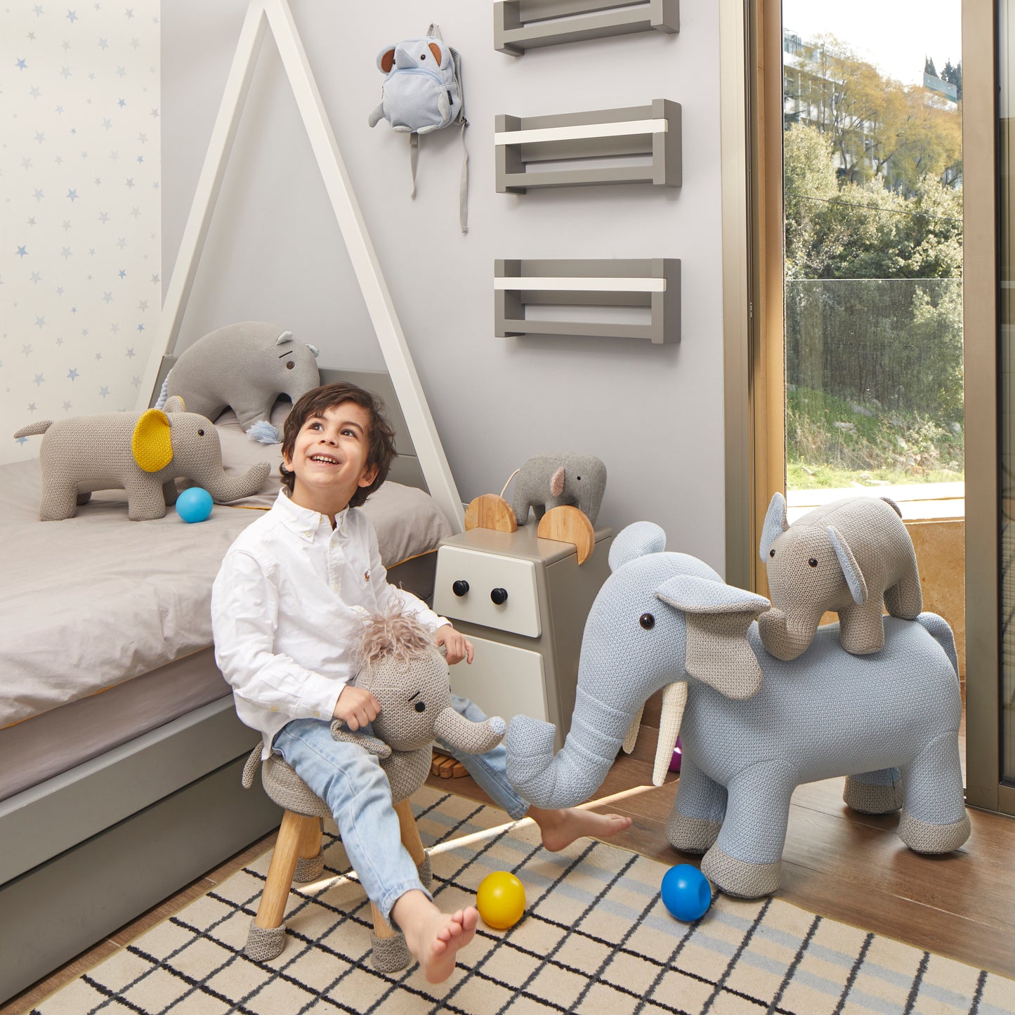 Handcrafted Kids Stool
