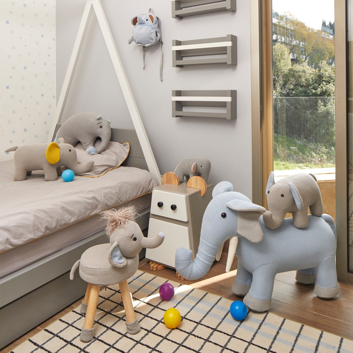 Handcrafted Kids Stool