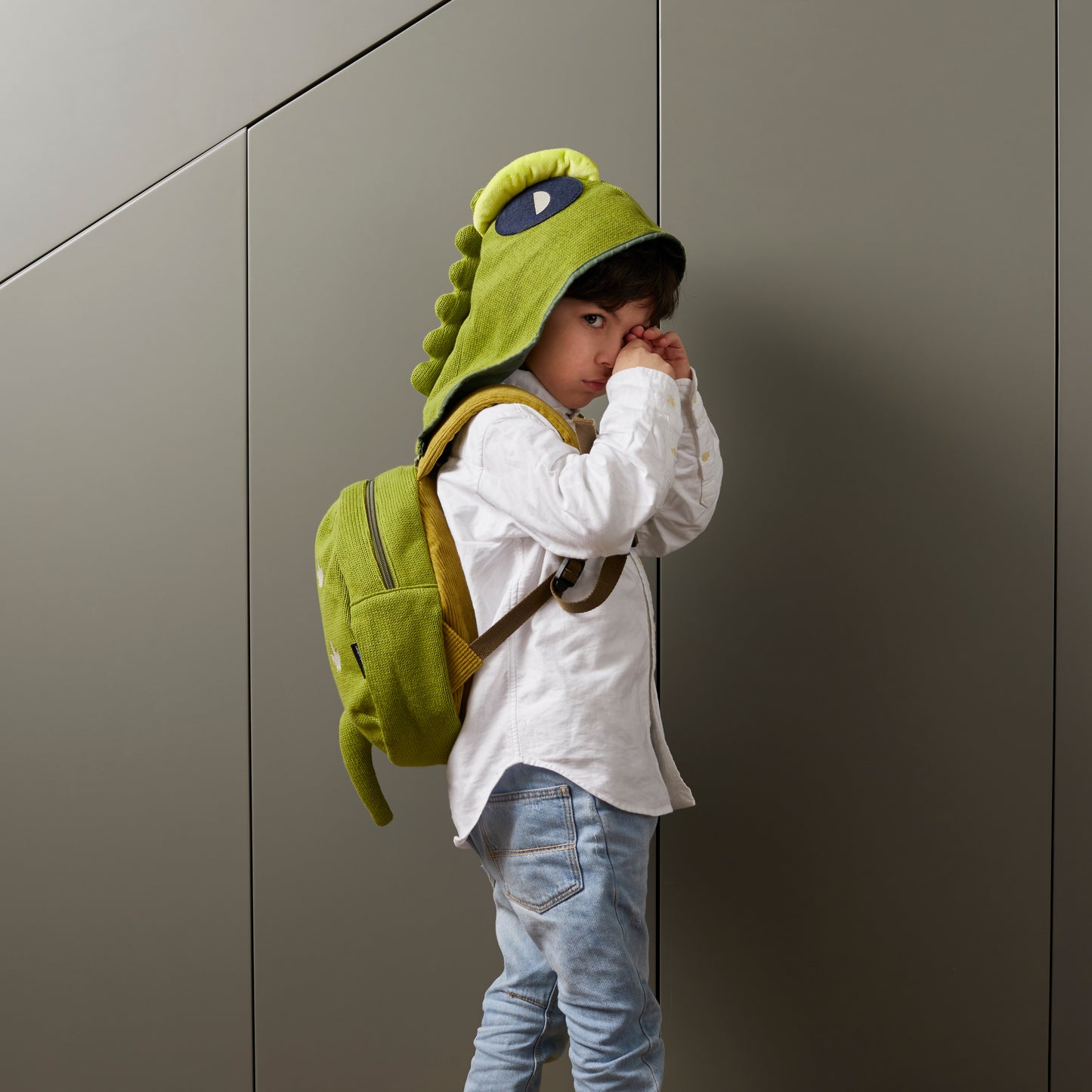 Fun and Functional Dino Backpack With Detachable Hood