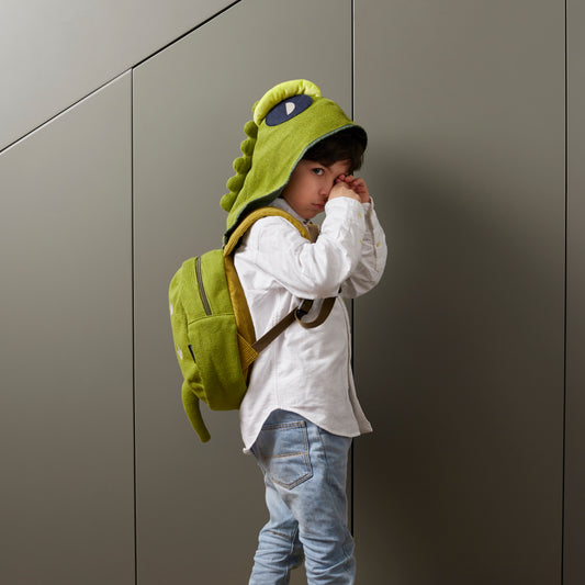 Fun and Functional Dino Backpack With Detachable Hood