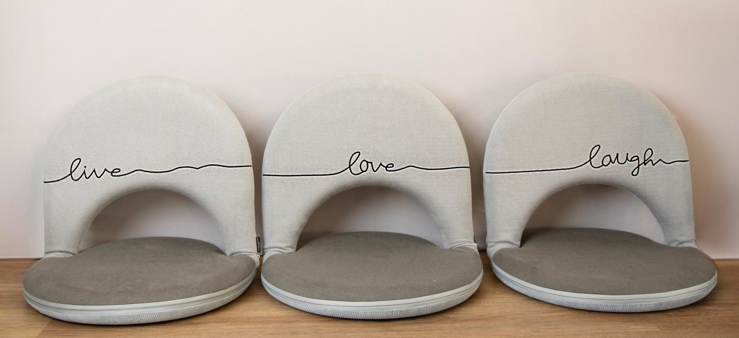 Grey DualTone - FlexiFold Comfort: Unique practical chairs